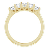 14K Yellow 1 CTW Natural Diamond Anniversary Band